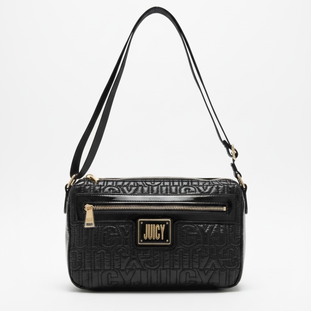 Juicy Couture Fully Luxe Black Crossbody Bag